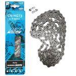 Shimano CN-HG73 Bicycle Chain 9-Speed 116 Link Bike Chain W/ Magic Buckle