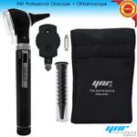 YNRFiber Optic Otoscope Ophthalmoscope LED ENT Diagnostic Examination Kit CE UK