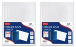 Clear Exercise Book Covers Strong Plastic Protecting Sleeves School Notebook