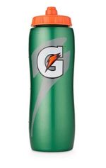 Gatorade 32oz Squeeze Sports Water Bottle BPA-Free Leakproof | Basketball 