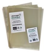 PHOTOGRAPH Protection SLEEVES, ARCHIVE STANDARD, Acid Free, Many Sizes Post FREE