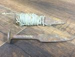 VINTAGE IRON GARDEN STRING LINE / ROW MARKER / ALLOTMENT TOOL