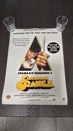 A Clockwork Orange VHS Video Shop Original 420x600 UK Poster Cult Movie Kubrick 