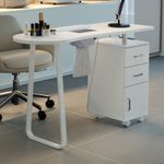 New Professional Manicure Table Salon Nail Station Beauty Desk +Dust Collector