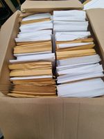 200 - Damaged Box Padded Envelopes Mailers White Gold Post Featherpost