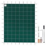 Uimoso Inground Pool Safety Cover Winter Pool Cover 20 x 42 ft with Anchor Tools