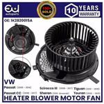 HEATER BLOWER MOTOR FAN FOR VW PASSAT 2005-2014 CC SCIROCCO SHARAN TIGUAN TOURAN