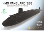 HMS Vanguard S28 - Submarine self assembly model kit scale 1:200 750 mm / 29.5''