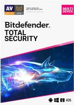 BITDEFENDER TOTAL SECURITY 2026 FOR 10 DEVICES FOR 1 YEAR - BY POST
