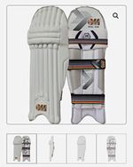 Gunn & Moore Rival 909 Cricket Batting Pads Small Foam Padded 3 Strap 2026 LH