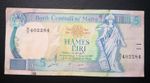 Malta 5 Pounds Liri Banknote #136