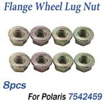 8pcs For Polaris 7542459 Flange Wheel Lug Nuts Ranger 400 500 570 700 Sportsman