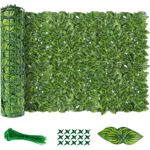 30M Artificial Hedge Fake Ivy Leaf Garden Privacy Fence Screen Roll Wall Cover