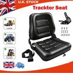 Waterproof Adjustable Tractor Seat Universal Forklift Digger Mower Dumper Seat
