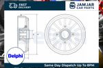 DELPHI BFR576 Brake Drum Rear Fits Peugeot 207 1.4 1.4 16V 1.6 HDi 1.4 HDi