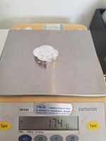 Solid Sterling Silver Antique Pill Box Hallmarked 925
