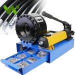 High Pressure Manual Hydraulic Hose With 8 sets Molds Crimper Hose Pipe Crimping