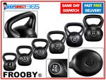 4-20kg Vinyl Kettlebell Weight Set Kettlebells Exercise Home Fitness Workout Gym