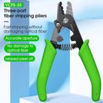 VCFS-33 Fiber Optic Stripper 3 Hole Wire Stripping Pliers FTTH Tool