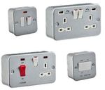 METAL CLAD - SOCKETS SWITCHES RCD SPURS RJ45 FAN ISO  ** ALL NEW - FREE P&P **