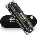 EASTTOP Diatonic Blues Harmonica 20tones Black Professional Harmonica UK Stock