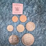 New Zealand 1967 Decimal Coinage Set 1c 2c 5c 10c 20c 50c Ungraded