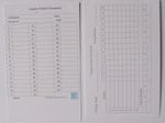 Cricket Umpire Match Cards - 50 overs Large Boxes