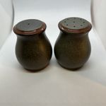 Denby Marrakesh salt and pepper pots discontinued vintage with stoppers