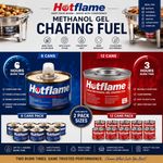 Chafing Dish Gel Cans 3 Hour & 6 Hour Non-Toxic, Catering, Buffet, Methanol Gel