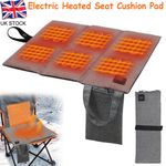 Portable Folding Chair Seat Mat with 3 Heating Levels Heating Pad for Winter