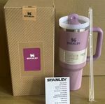 Stanley Quencher H2.0 Tumbler 40oz/1.18L Pink Insulated Handle Lid Straw