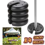 Round Canopy Tent Leg Weights Secure Anchor Gazebo Camping Outdoor Market Stalls