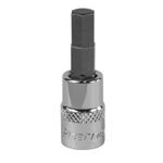 Sealey Hex Socket Bit 6mm 1/4"Sq Drive Forged Chrome Vanadium - SBH004