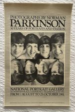 Vintage Poster The Beatles Norman Parkinson National Portrait Gallery 1981