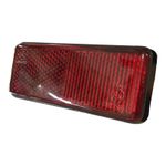 Universal Motorcycle Red Reflector Repair Part Durable for Bike Trucks