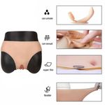 UK Soft Silicone Underwear Shorts Panty Fake Vagina Transgender Crossdresser NK