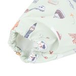 Long Sleeved Baby Bib With Pocket Water Proof Wear Resistant Portable Weaning