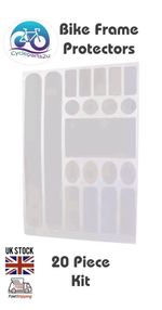 Bicycle Protective Sticker Mountain Bike Frame Front Fork Protective Film Clear