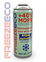 Freezeeco R12/R134a Natural Equivalent Aircon Top Up Gas & Oil (400ml) AC Refill