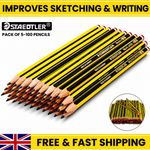 Staedtler Noris 1-100 HB Pencils Office School Craft Art Drawing Break-Resistant