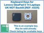 Keyboard Replacement Keys for Lenovo IdeaPad 5 14 Laptops UK Layout NOT Backlit