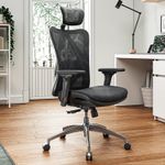 SIHOO M57 Ergonomic Office Chair, Mesh Desk Chair with Adjustable Lumbar Support