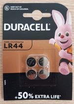Duracell LR44 Batteries AG13 357 A76 RW82 L1154 SR44 Coin Cell Button Alkaline