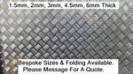 Aluminium Chequer Tread Plate Durbar 1.5mm - 4.5mm multiple sizes grade 5754