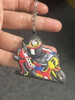 BARRY SHEENE DUCK RUBBER 3D KEY RING / KEY FOB 7 SUZUKI GP