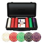 SLOWPLAY Nash Ceramic Poker Chips Set 300 PCS &Case 12g Each🔷READ DESCRIPTION🔷