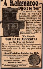 Kalamazoo Stove Co Mfrs Factory Prices Kalamazoo MI 1906 Minneapolis Ad SAL1-M10
