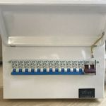 Live Electrical 100A 12 Usable Way Metal Clad Consumer Unit + 12 MCB's