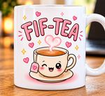 Funny Birthday Mug for Her Tea Pun Gift 30th 40th 50th 60th 70th 11oz Cup
