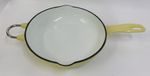 Cottage Collection Yellow Enamel Cast Iron 11" Skillet Fry Pan
